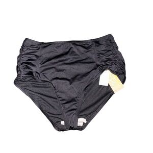 NWT Kona Sol High Waisted Black Swimwear Bottom Size Small